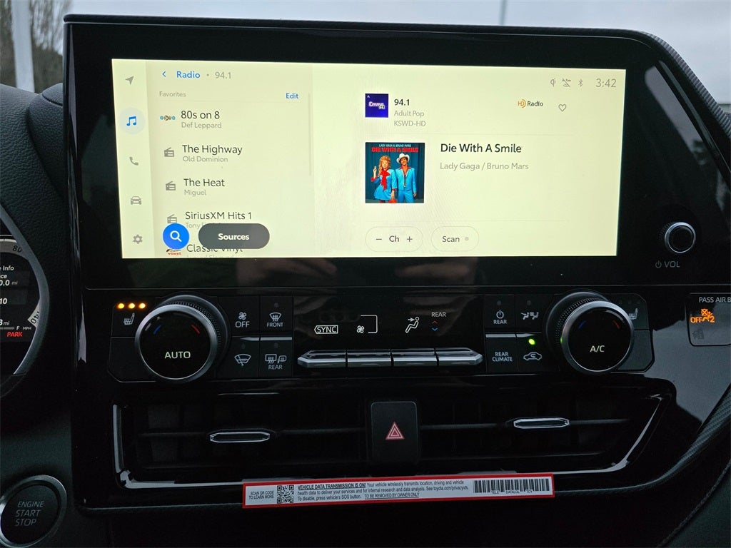 2026 Toyota Highlander XSE